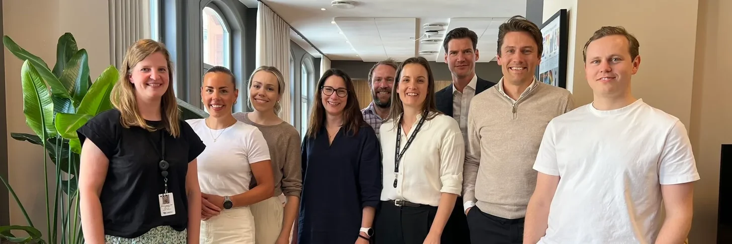 Teamet fra OBOS-banken og Tietoevry Banking som har jobbet frem den nye løsningen